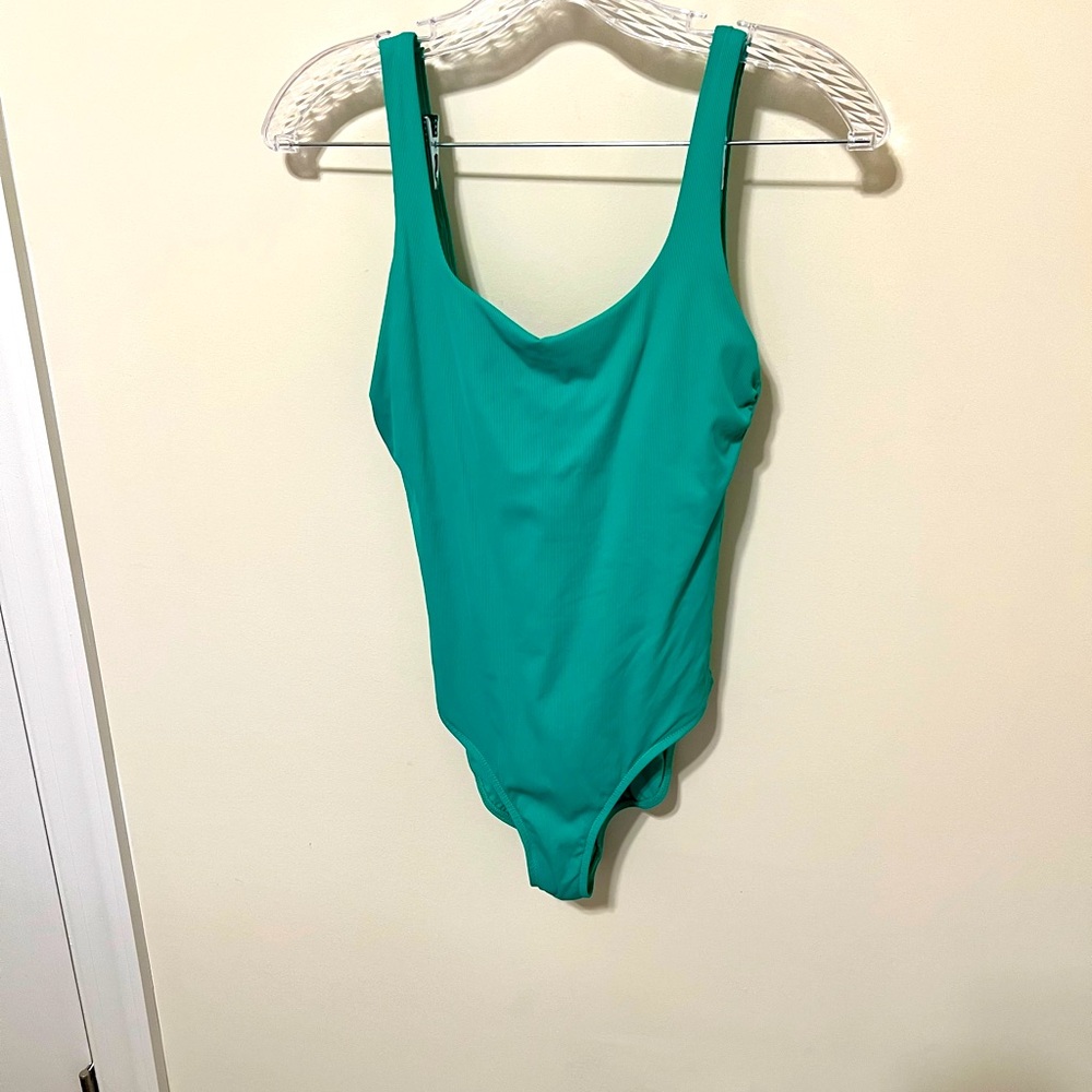 Athleta Women’s Cloudbreak One-Piece Ribbed Swimsuit / Size S / Color High Teal